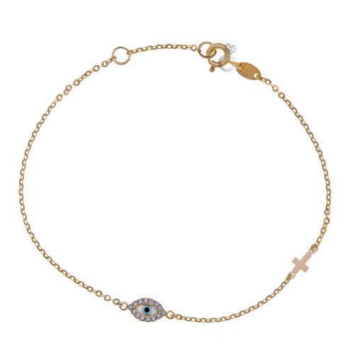 Βραχιόλι Γυναικείο Χρυσό 14κ